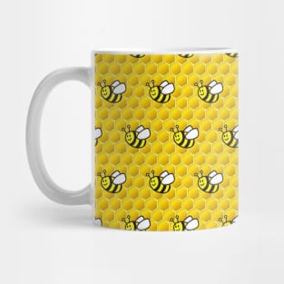 Honeybee Cartoon Pattern Mug